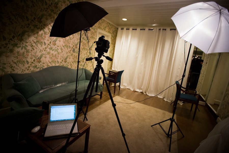 Ben Lau Photography's Photo Booth set up.