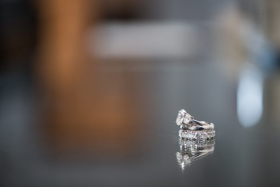 Lauren and Justin's rings for their wedding day at the CuisinArt Resort & Spa in Anguilla. Captured by Caribbean destination wedding photographer Ben Lau.