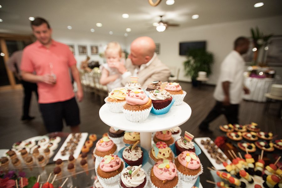 Dessert table at Lauren and Justin's wedding at the CuisinArt Resort & Spa in Anguilla. Captured by Caribbean Destination Wedding Photographer Ben Lau.