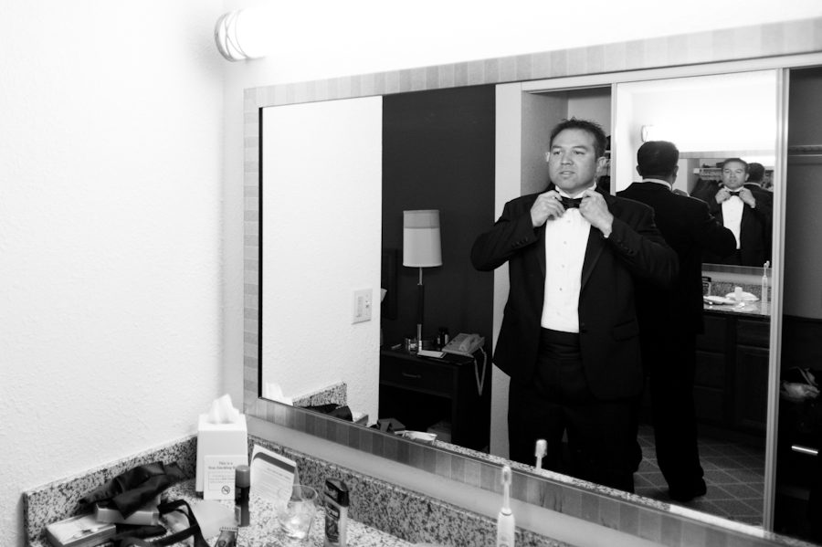Dave getting ready for his wedding day in Washington DC. Captured by Ben Lau Photography.