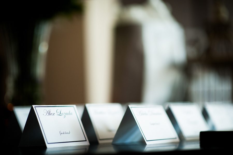 Table cards for wedding reception in Washington DC. Captured by Ben Lau Photography.