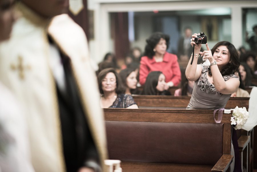 Coptic Christian wedding ceremony. Captured by awesome NJ wedding photographer Ben Lau.