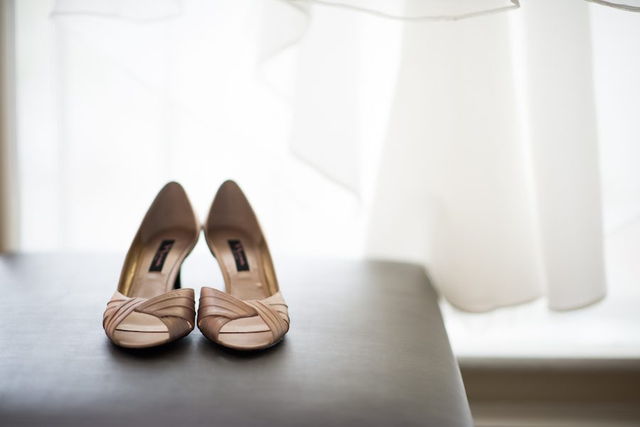 Shoes and dress for Yulan and Herbert's wedding at the Mountain Lakes House in Princeton, NJ. Captured by awesome New Jersey Wedding Photographer Ben Lau.