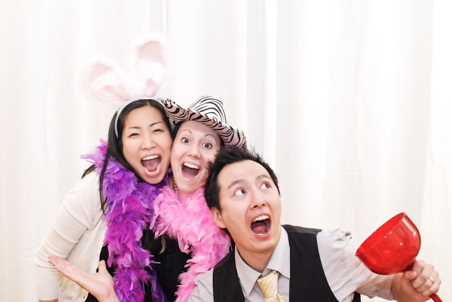 Photo booth by awesome NJ wedding photographer Ben Lau.