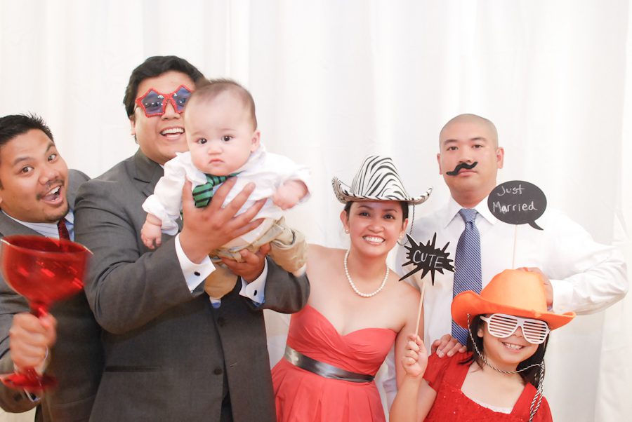 Photo booth by awesome NJ wedding photographer Ben Lau.
