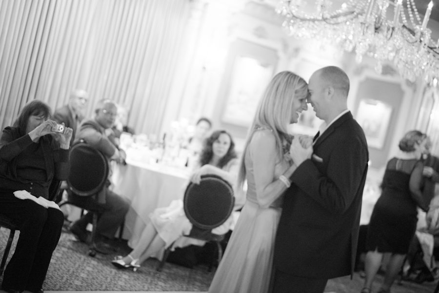 Mother and son dance on her wedding day at The Manor in West Orange. Captured by best NJ wedding photographer Ben Lau.