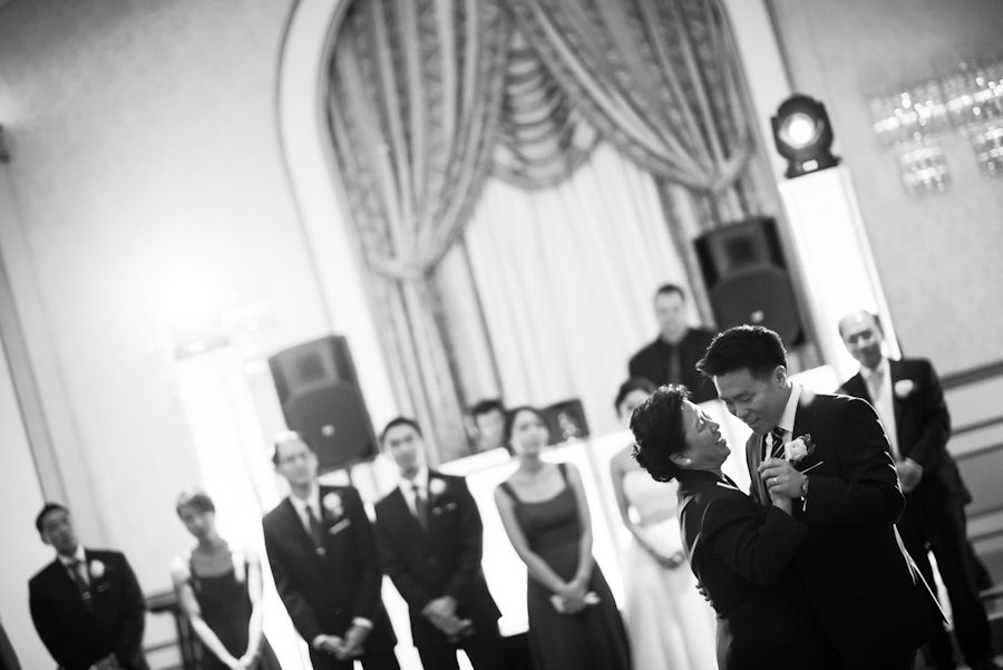 Wedding reception at The Grove in Cedar Grove, NJ. Captured by northern NJ wedding photographer Ben Lau.