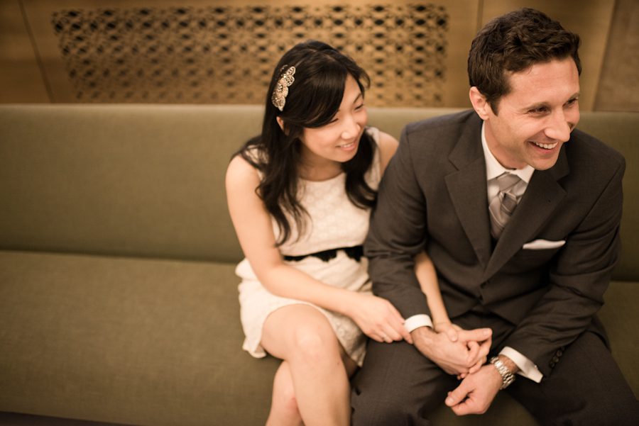 Lisa & Shawn get married at New York City Hall. Captured by NYC wedding photographer Ben Lau.