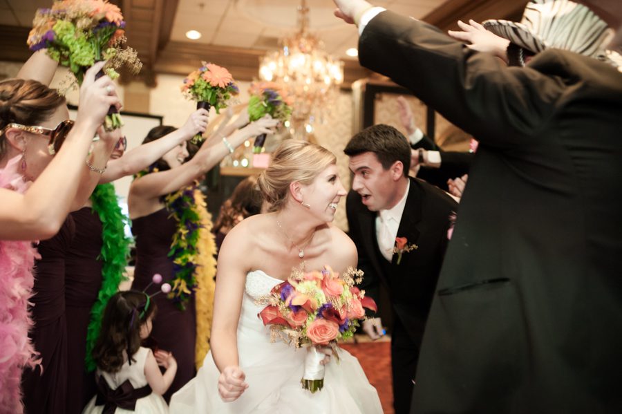 Alexis and Mike's wedding reception at the Madison Hotel in Morristown, NJ. Captured by NJ wedding photographer Ben Lau.