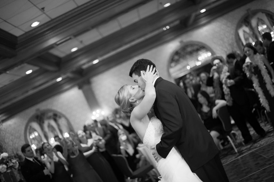 Alexis and Mike's wedding reception at the Madison Hotel in Morristown, NJ. Captured by NJ wedding photographer Ben Lau.