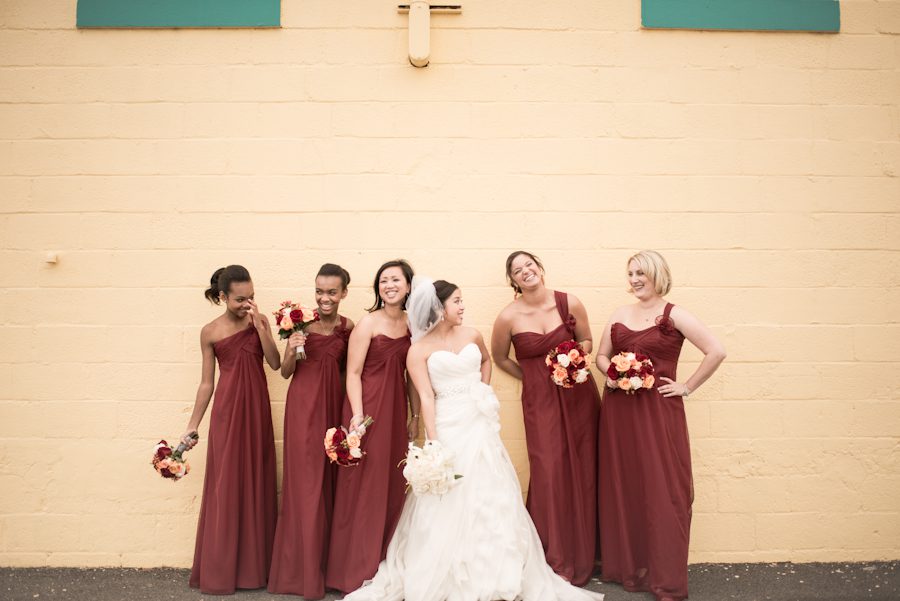 Bridal party pictures in Northern VA. Caputred by Northern Virginia wedding photographer Ben Lau.