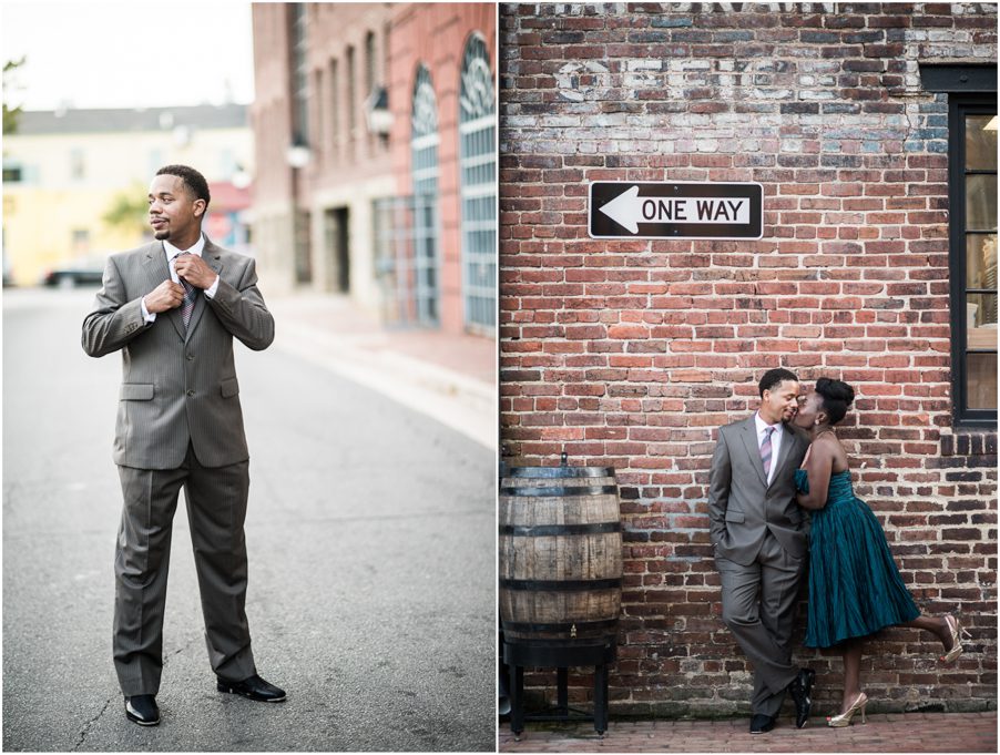 Esther and Erik's engagement session in Old Town Alexandria with Ben Lau Photography.