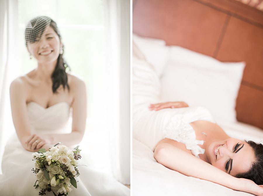 Bridal portraits captured by NJ wedding photographer Ben Lau.