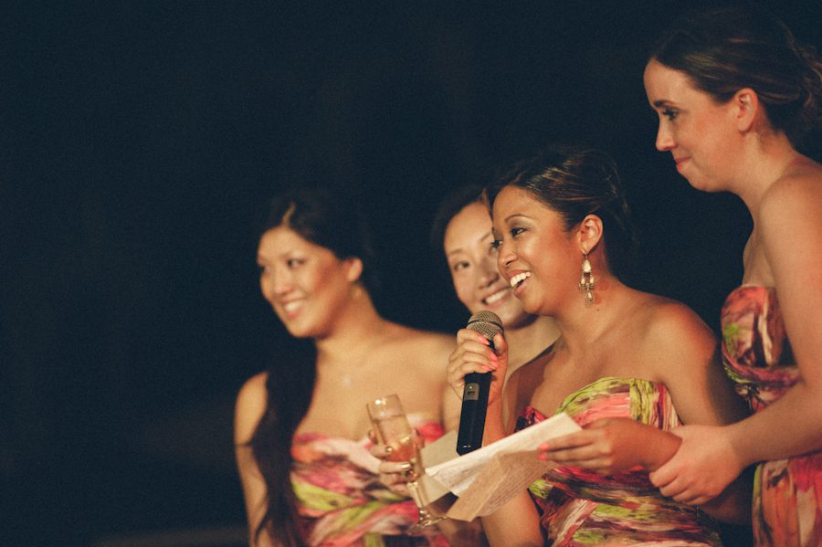 Speeches during a Radisson Aruba wedding. Captured by destination wedding photographer Ben Lau.