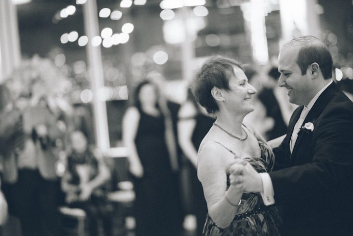 First dances during a wedding reception at the Liberty House in Jersey City, NJ. Captured by NYC wedding photographer Ben Lau.