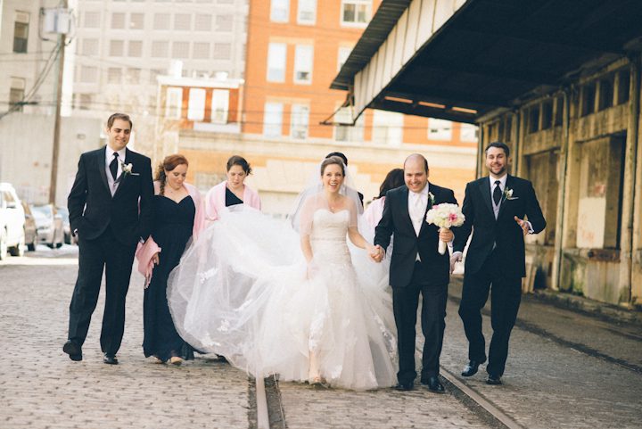 Bridal portraits near the Liberty House in Jersey City, NJ. Captured by NYC wedding photographer Ben Lau.
