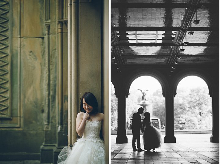 Central Park Wedding photos by NYC wedding photographer Ben Lau.