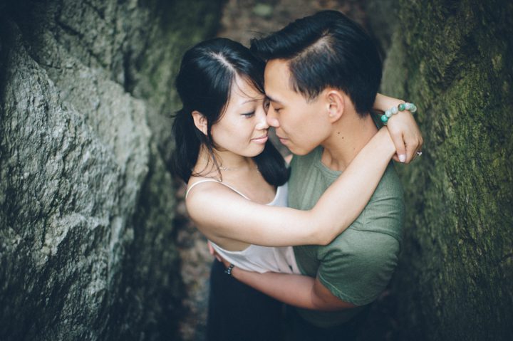 Engagement session at the Mohonk Mountain House in New Paltz, NY. Captured by NYC wedding photographer Ben Lau.