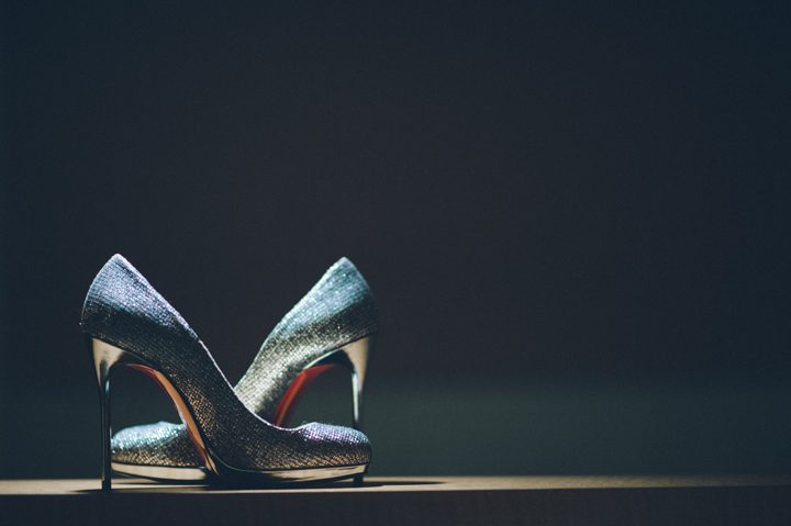 Wedding shoes shots at the Old Tappan Manor in Old Tappan, NJ. Captured by Northern New Jersey Wedding Photographer Ben Lau.