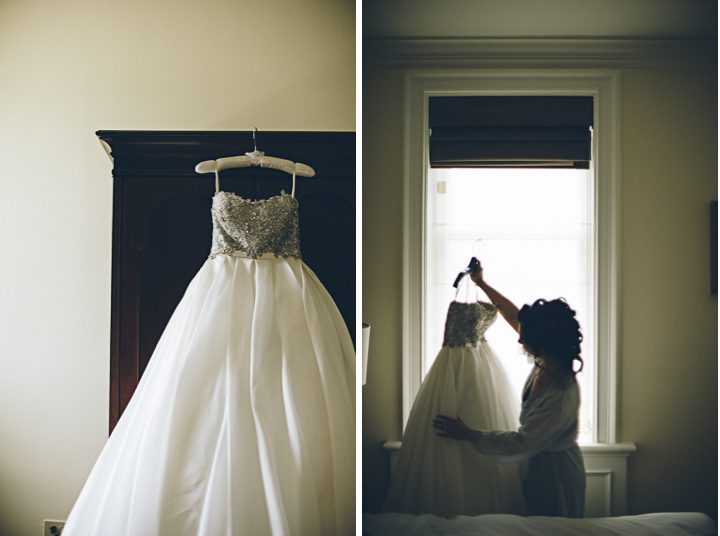 Dress shots for a wedding at the Castle on the Hudson in Tarrytown, NY. Captured by NYC wedding photographer Ben Lau.