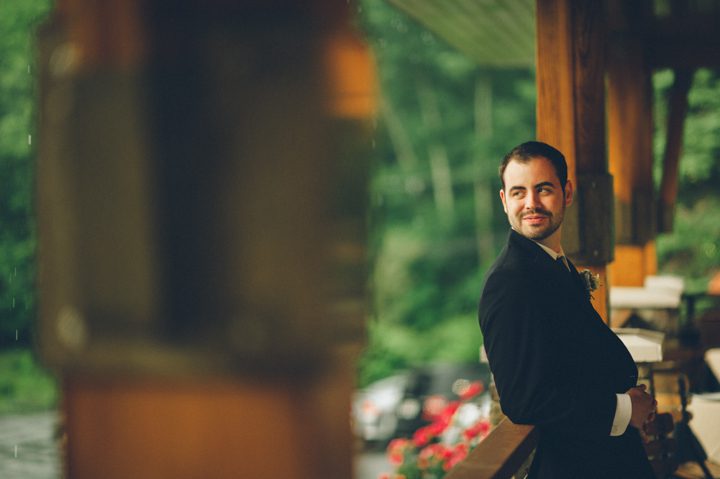 Bride and groom portraits at the Stone House in Stirling Ridge. Captured by NJ wedding photographer Ben Lau.
