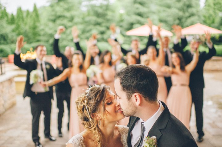 Bridal party photos at the Stone House in Stirling Ridge. Captured by NJ wedding photographer Ben Lau.