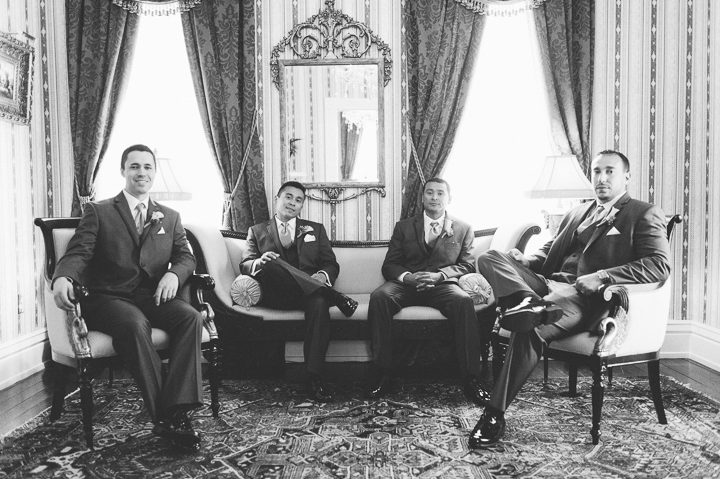 Bridal party photos at the Antrim 1844 Country House in Taneytown, MD. Captured by Baltimore wedding photographer Ben Lau.