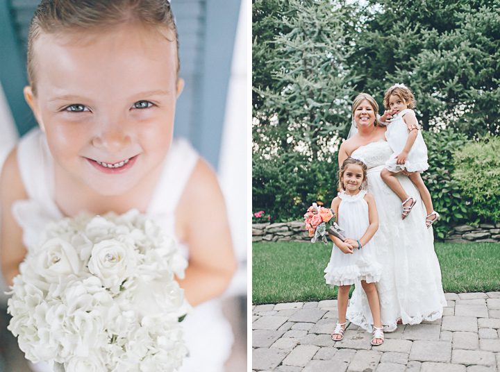 Flower girls and bride photos for a Westmount Country Club wedding, captured by NYC wedding photographer Ben Lau.