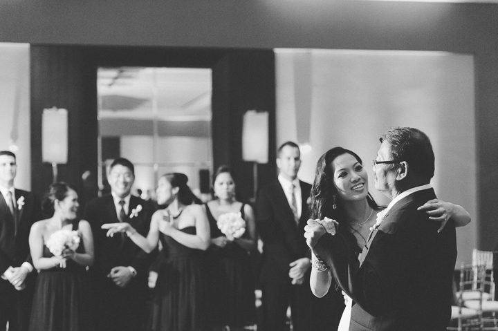 Wedding reception at the Hyatt Regency in Crystal City, VA. Captured by NYC wedding photographer Ben Lau.