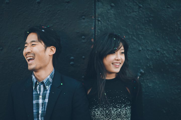 Unique engagement session in Red Hook with NYC wedding photographer Ben Lau.