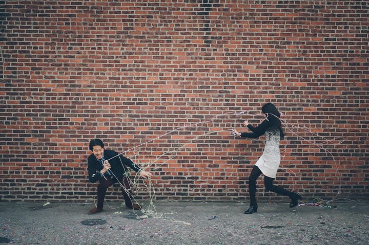 Unique engagement session in Red Hook with NYC wedding photographer Ben Lau.