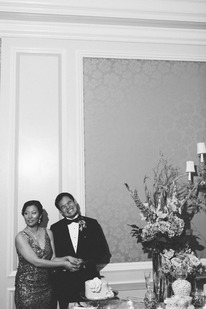 Wedding prep at the Ritz Carlton in San Francisco, CA. Captured by NYC wedding photographer Ben Lau.