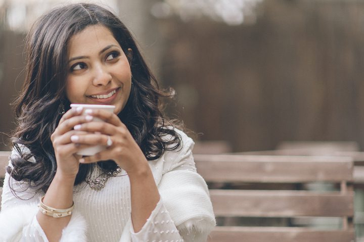 NYC Engagement Session at High Line Park captured by NYC wedding photographer Ben Lau.