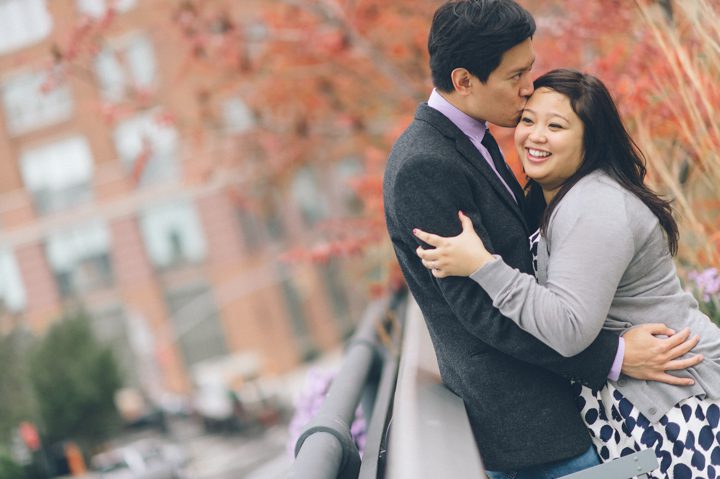 Meatpacking engagement session captured by NYC wedding photographer Ben Lau.