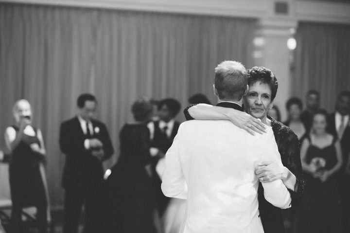 Groom dances with his mother at The Palace at Somerset Park, NJ. Captured by awesome NJ wedding photographer Ben Lau.