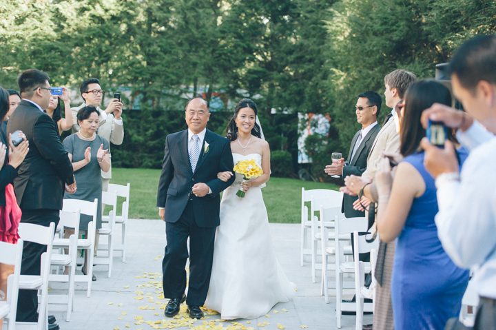 Tappan Hill Mansion wedding ceremony. Captured by NYC wedding photographer Ben Lau.