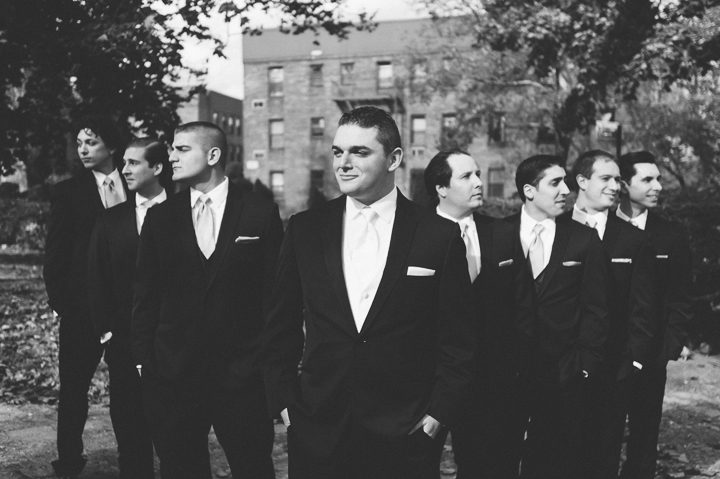 Groomsmen portraits at St. John's University and Glen Cove Mansion. Captured by NYC wedding photographer Ben Lau.