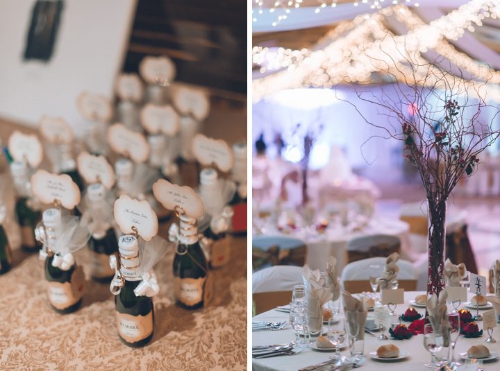 Wedding reception details at Crest Hollow Country Club. Captured by NYC wedding photographer Ben Lau.