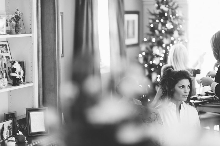 Bride prepares for wedding at the Westmount Country Club. Captured by Northern NJ wedding photographer Ben Lau.