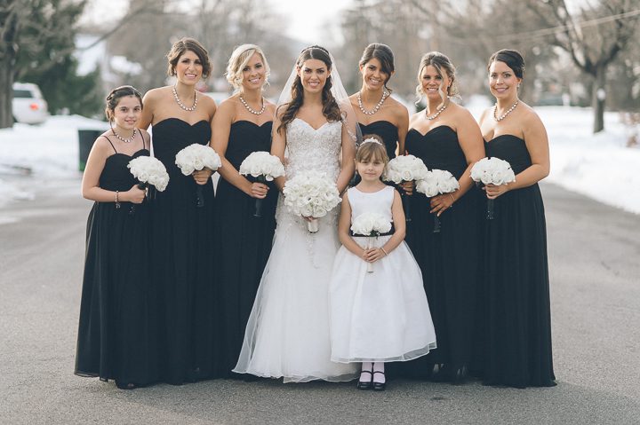 Bridesmaid portraits on the morning of Brittany & Derek's wedding at the Westmount Country Club. Captured by Northern NJ wedding photographer Ben Lau.