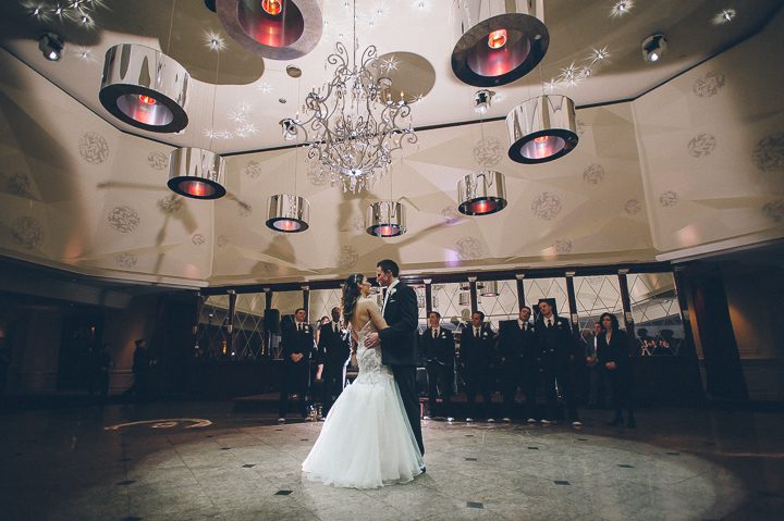 First dances during a wedding reception at the Westmount Country Club. Captured by Northern NJ wedding photographer Ben Lau.