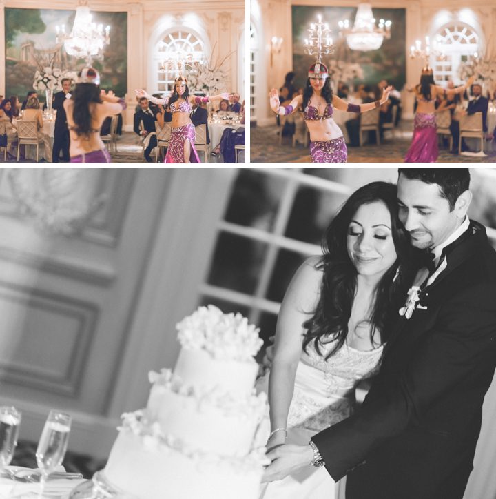 Wedding reception at the Essex House in NYC. Captured by NYC wedding photographer Ben Lau.