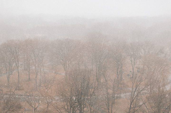 View of Central park from the Essex House in NYC. Captured by NYC wedding photographer Ben Lau.