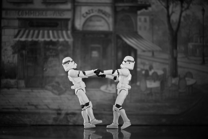 Stormtrooper Engagement Session - Captured by Northern NJ Wedding Photographer Ben Lau.