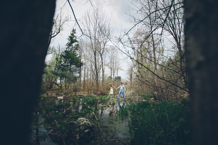 NJ Botanical Gardens engagement session. Captured by Northern NJ wedding photographer Ben Lau.