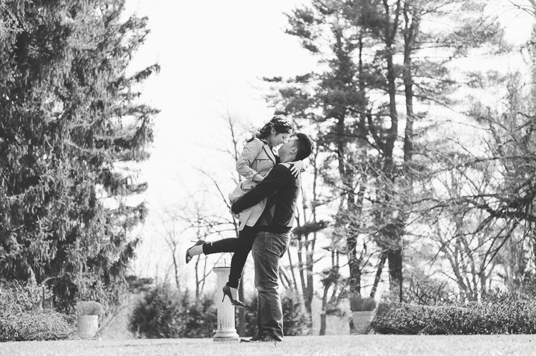 Engagement session at the NJ Botanical Gardens in Ringwood, NJ. Captured by NJ Wedding Photographer Ben Lau.
