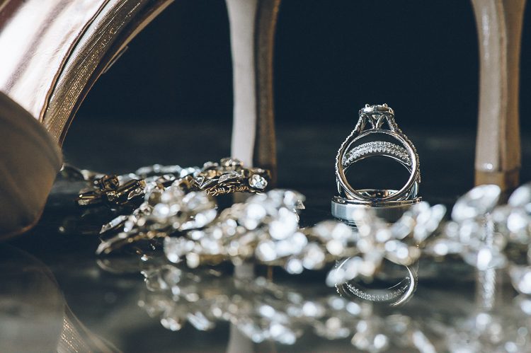 Wedding rings shot at NYIT de Seversky Mansion in Old Westbury, NY. Captured by Long Island wedding photographer Ben Lau.