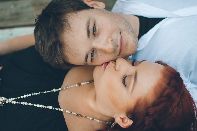 Engagement session in Baltimore with NJ wedding photographer Ben Lau.