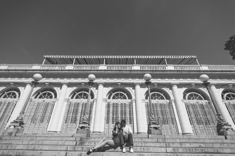 Brooklyn engagement session in Prospect Park with NYC wedding photographer Ben Lau.