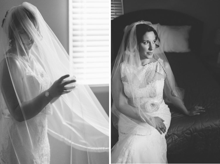 Bridal portraits on the morning of her wedding day at Overhills Mansion in Baltimore, MD. Captured by Baltimore wedding photographer Ben Lau.
